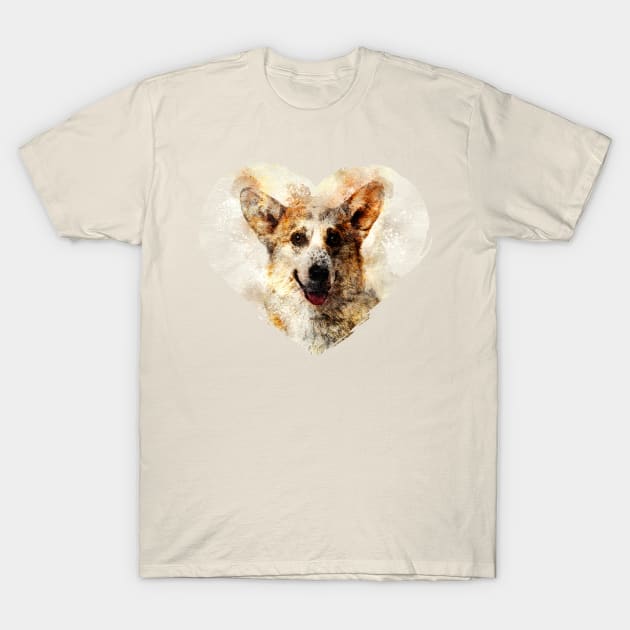 Welsh Corgi T-Shirt by Nartissima